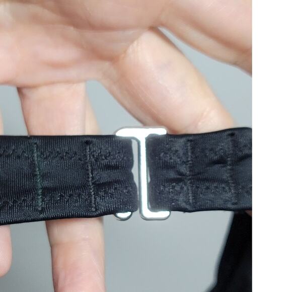 Victoria’s Secret Swim Sequin Black Multi Bandeau Strapless Bikini Top Small - Picture 7 of 8